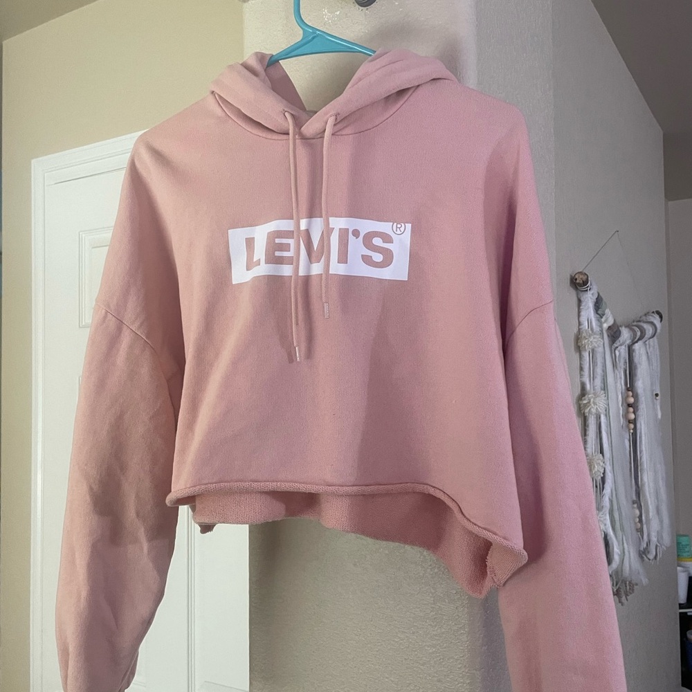 Levi’s crop top hoodie